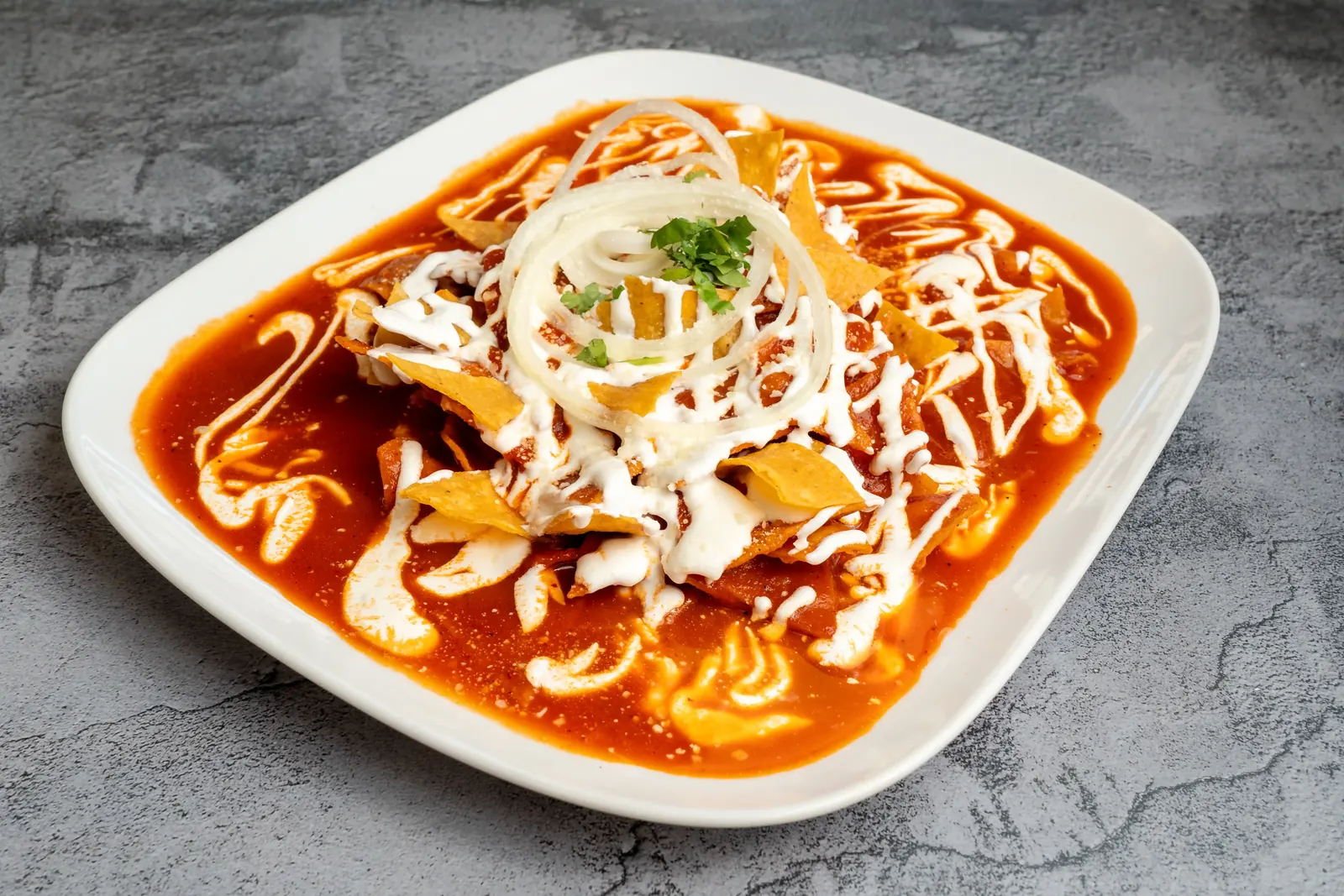 Chilaquiles at Panadería & Café Don Paco, Westbury NY