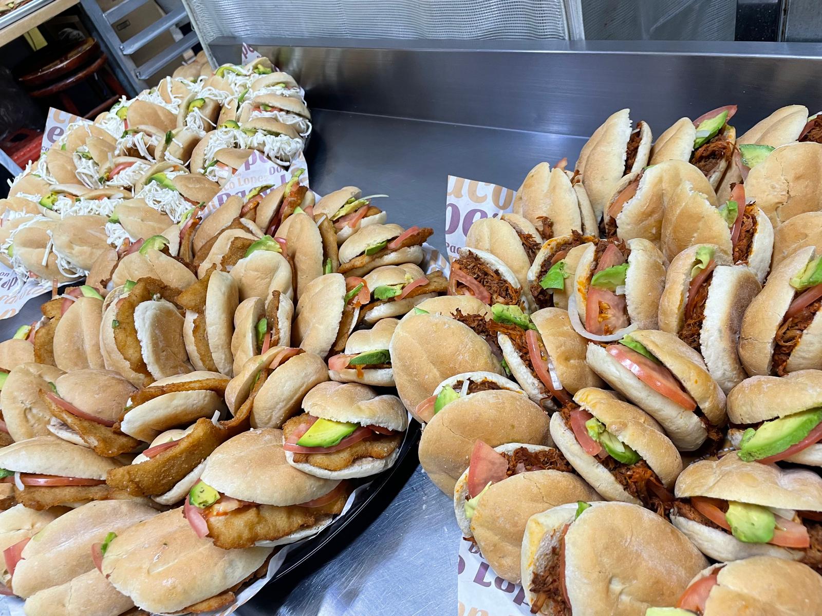 Mexican catering platter of tortas and party trays from Don Paco for events on Long Island